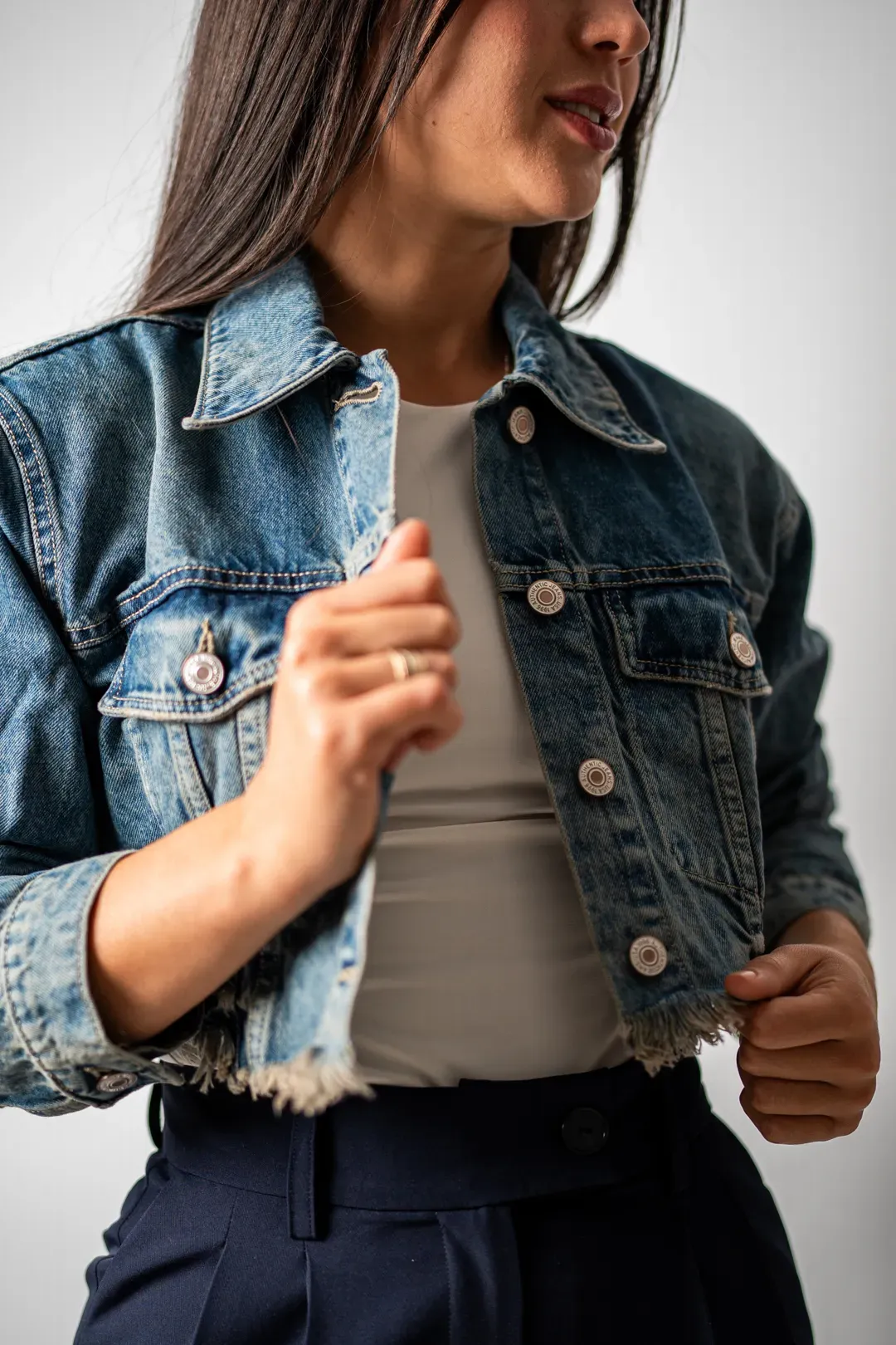 Jean Jacket Cropped