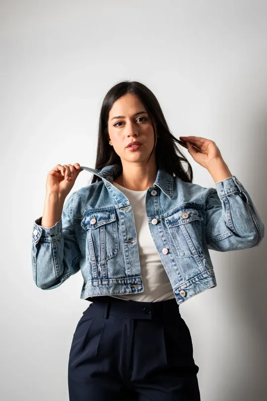 Jean Jacket Cropped
