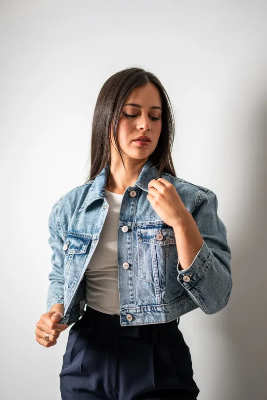 Jean Jacket Cropped