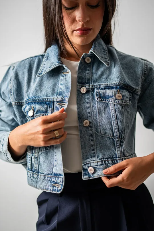 Jean Jacket Cropped