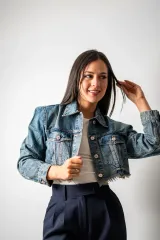 Jean Jacket Cropped