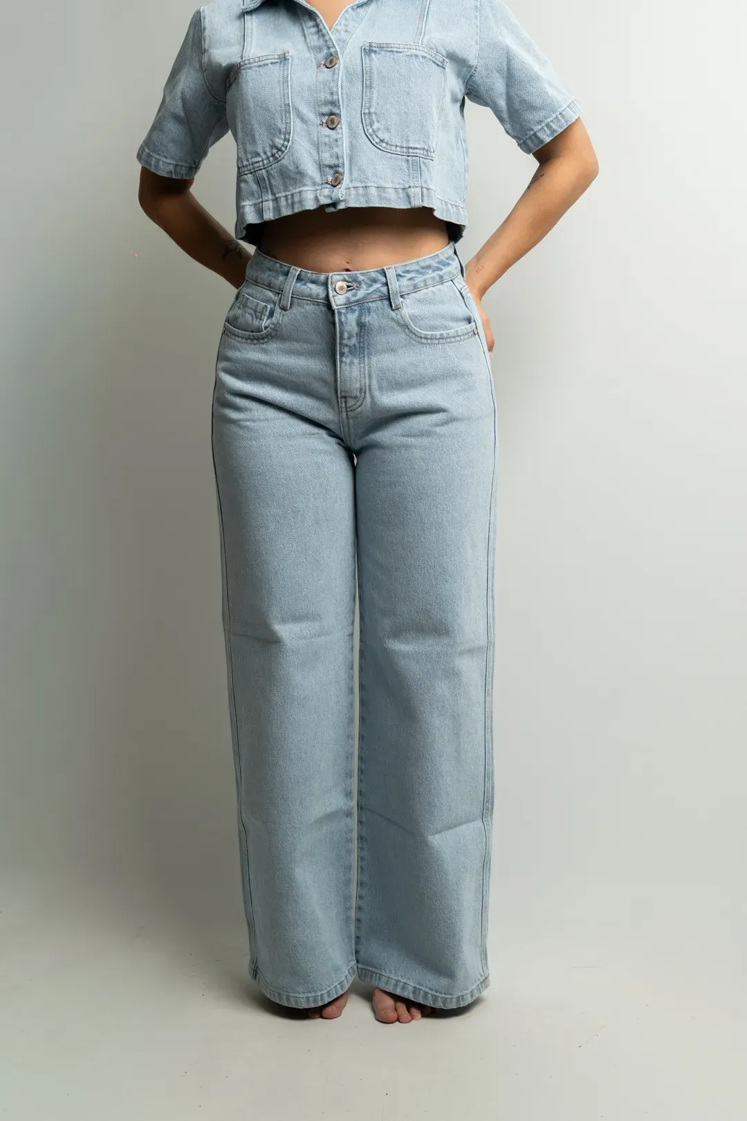 Jean Wide Leg Aura Petite