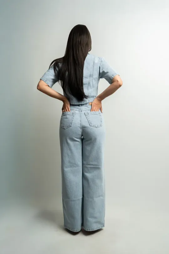Jean Wide Leg Aura Petite