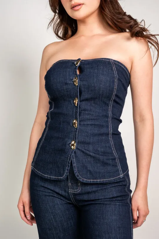 Chaleco Denim