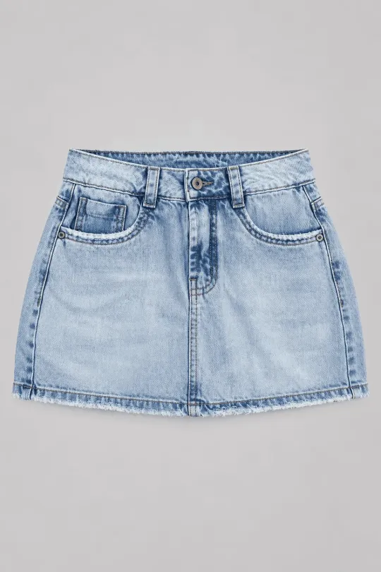 Minifalda Short  Denim