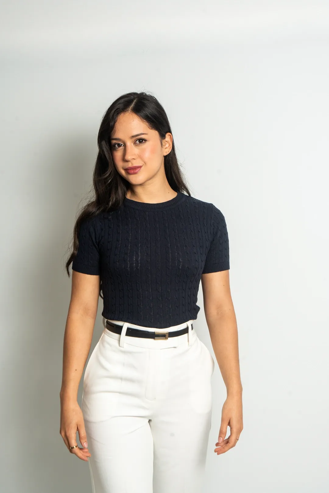 Camiseta trenzada