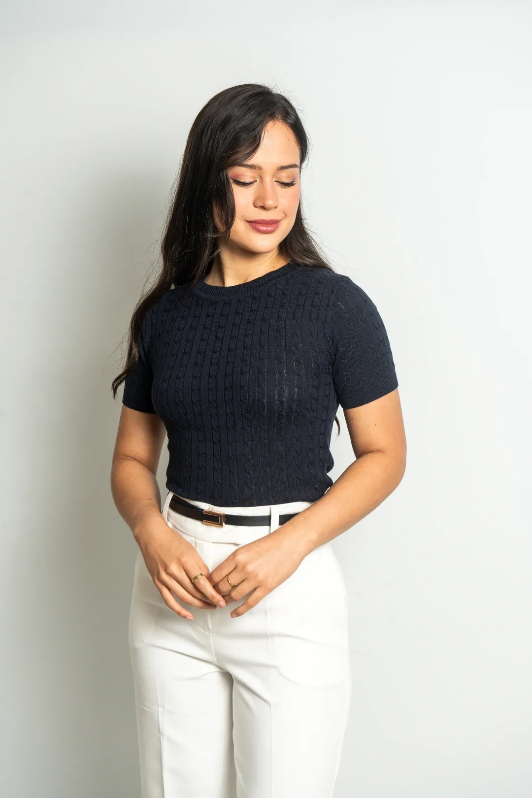 Camiseta trenzada