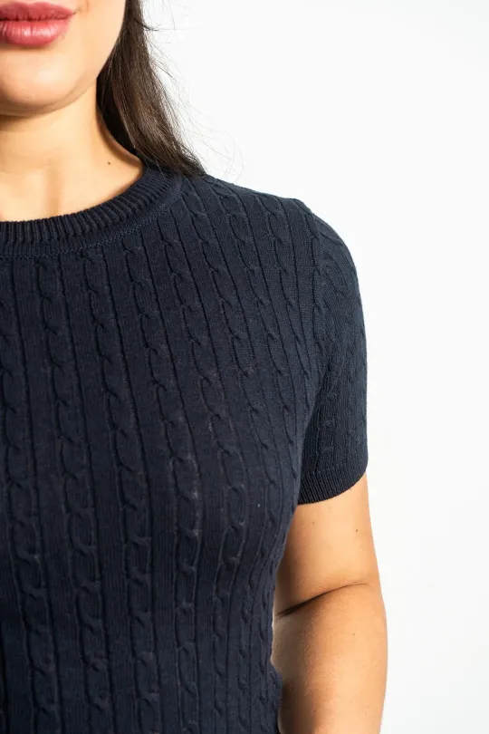 Camiseta trenzada