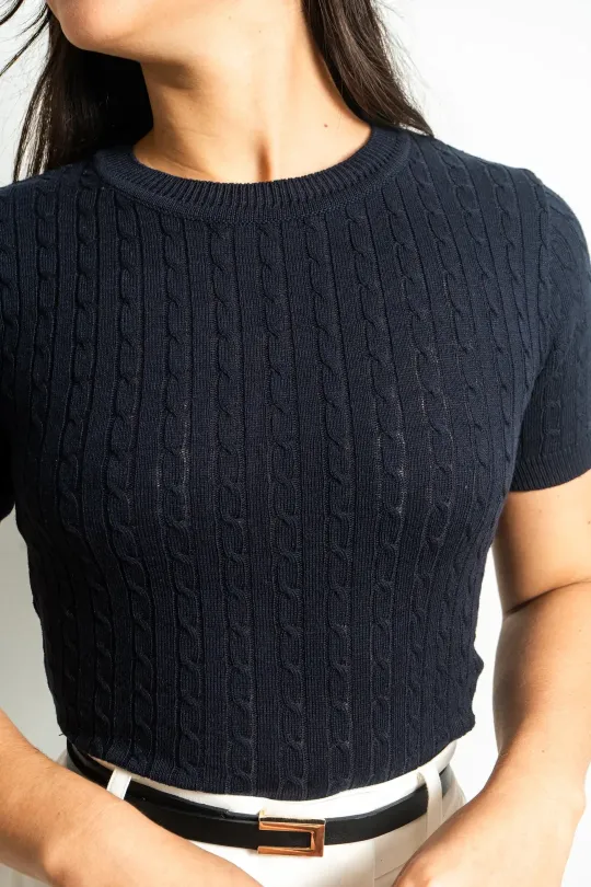 Camiseta trenzada