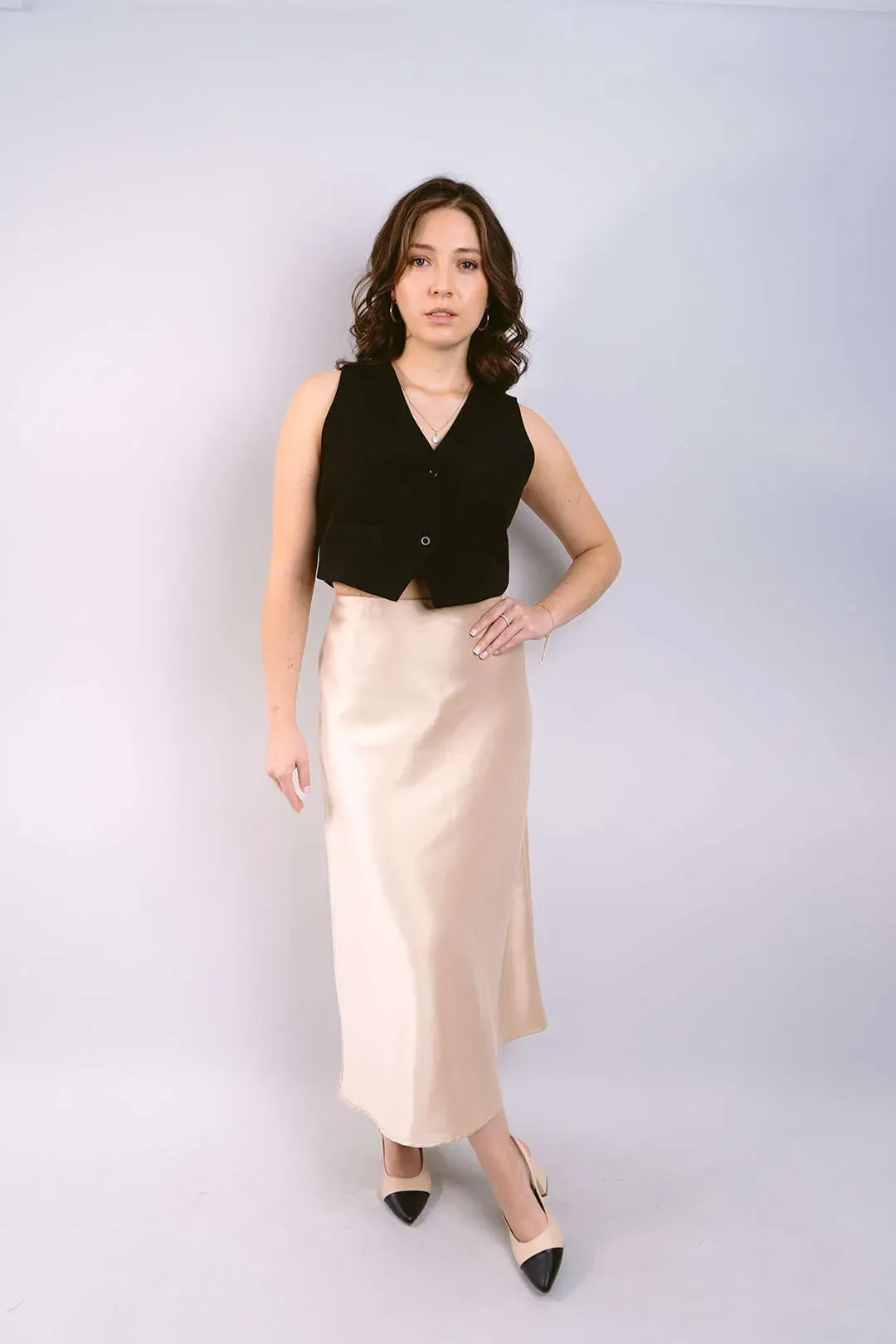 Falda Satin