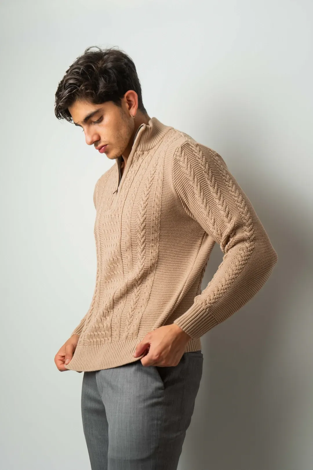 Sweater Cierre Medio