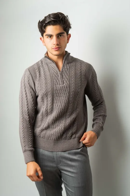 Sweater Cierre Medio