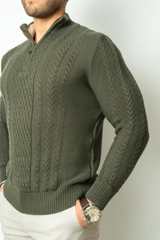 Sweater Cierre Medio