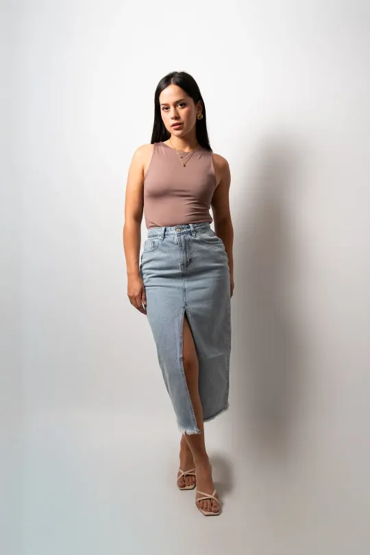 Falda Jean